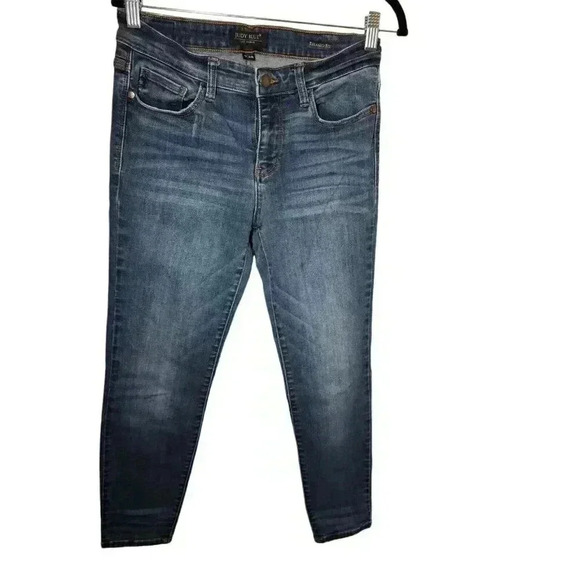 Judy Blue Women's Straight Fit Jeans Size 7/28 Blue Stretch Medium - Picture 1 of 9